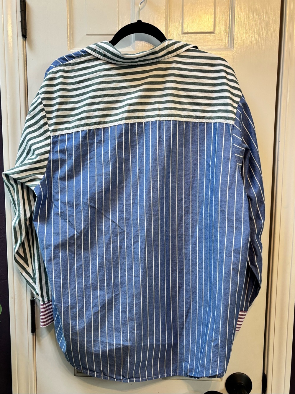 GAP Colorblock Striped Button-Down - Picture 8 of 8